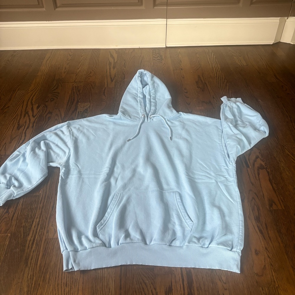 Light Blue Boohoo Hoodie